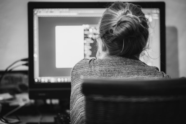 graphic design workspace